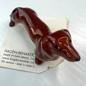 🐶 Hagen-Renaker Dachshund Figurine, Retired Miniature #03397